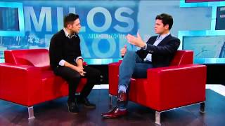 Milos Raonic on George Stroumboulopoulos Tonight INTERVIEW [upl. by Atenahs560]