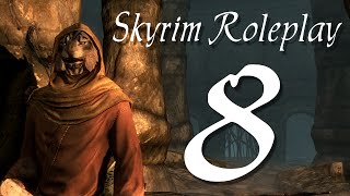 Skyrim part 8  Dragonstone Khajiit Monk roleplay series 2 [upl. by Atalya]