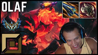 🪓 Tyler1 I AM BACK IN CHALLENGER  Olaf Top Full Gameplay  Season 14 ᴴᴰ [upl. by Adiesirb]