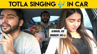 Totla Impressing A Girl with Singing In Uber Part 9  Reaction Video  Anas Rajput [upl. by Harelda]