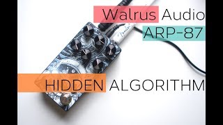 Walrus Audio ARP87 Hidden Algorithm [upl. by Nnylsaj]