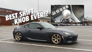 THE BEST SHIFT KNOB FOR THE BRZGR86  Raceseng Slammer Shift Knob [upl. by Ylrebmit]