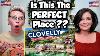 American Couple Reacts Clovelly England 1000 Year Old Fishing Village FIRST TIME REACTION [upl. by Annmaria860]