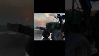 rowdy sher song Nishu deswal John Deere tractor washing viral tranding short videonishudeswalstunt [upl. by Sixele624]