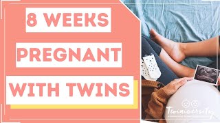 8 weeks pregnant with twins signs and symptoms [upl. by Lexi]