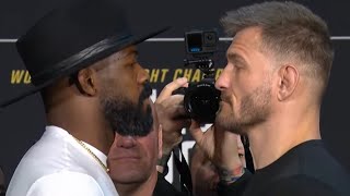 UFC 309 FACEOFFS Jon Jones vs Stipe Miocic [upl. by Cindie]