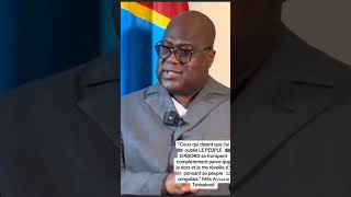 INTERVIEW  TOP CONGO FÉLIX TSHISEKEDI [upl. by Orsino953]