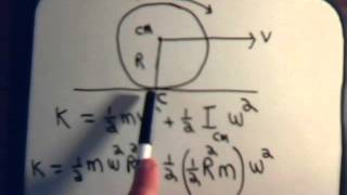 Analytical Mechanics Video 30 Rotational Motion Of Disc Wheel [upl. by Abba390]