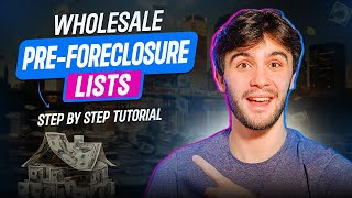 How to Wholesale the PreForeclosure List Step by Step Tutorial [upl. by Ambie]