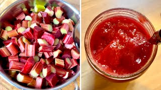 Confiture à la Rhubarbe shorts [upl. by Valry]