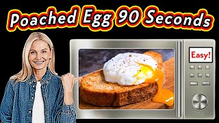 Microwave Poached Egg 90 Seconds [upl. by Aelegna145]