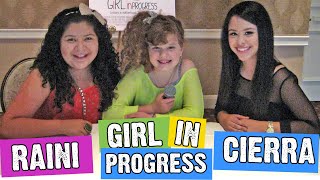 Cierra Ramirez amp Raini Rodriguez Singing at Girl in Progress Interview [upl. by Dianne]