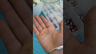 Earrings making at home shortsyoutubeshortsviral [upl. by Noreh677]