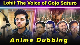 Dubbing and Anime  Lohit Sharma Voice of Gojo Satoru  PopCrop [upl. by Noiz]