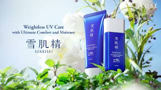 Sekkisei Skincare UV Defense Essence  Weightless UV Care [upl. by Ynattirb]