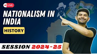 Nationalism in INDIA  Live Poll Session MIQs and PYQs  History Class 10 202425 [upl. by Horton934]