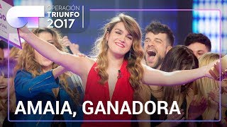 Amaia ganadora de OT 2017  OTFinal [upl. by Stannfield]