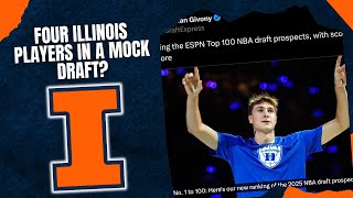 Four Illinois Players Featured In Givonys Latest Mock Draft [upl. by Halludba]