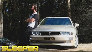 Pauls Australian Made SLEEPER Sedan  Engine Swapped Mitsubishi KF Verada [upl. by Orelu454]