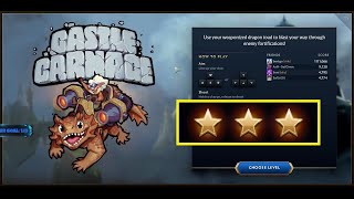 Castle Carnage  Full 3 Star Walkthrough  Crownfall Act 4 EncounterEvent Tutorial [upl. by Nelyag]