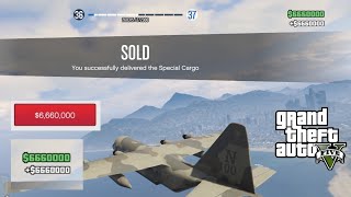 GTA 5 Online  Selling 6660000 of 111 Crates SOLO [upl. by Chuck]