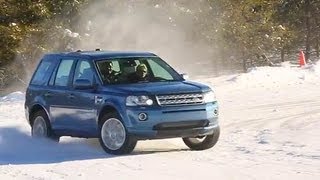 2013 Freelander LR2  TEST ON SNOW [upl. by Natsuj]