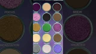 Lurella Cosmetics Witches Brew Eyeshadow Palette [upl. by Nooj]