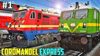 Coromandel Superfast Express in Train Simulator  PC GamePlay 2023 [upl. by Saihtam]