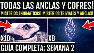 MISTERIOS ENIGMÁTICOS TRIVIALES Y ANCLAS SEMANA 2  Escombros de Sueños  Destiny 2 [upl. by Nishom469]