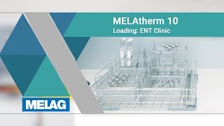 ENT Clinic – Loading of washerdisinfector  MELAG MELAtherm 10 Tutorial [upl. by Kovar]