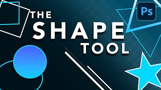 How To Draw Shapes In Photoshop The Shape Tool Explained [upl. by Nailliw]