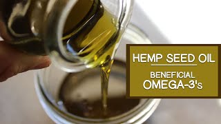 Hemp Seed Oil and Its Beneficial Omega3 Fatty Acids [upl. by Abelard]