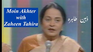 Moin Akhter with Zaheen Tahira  Dhanak TV USA [upl. by Arad]