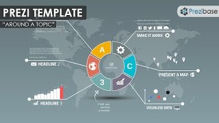 Around a topic  Prezi Template [upl. by Eerat299]