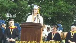 Unique Salutatorian Speech 2008 Mariemont High School [upl. by Nabois]