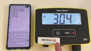 TRUTEST S3 Bluetooth Scale Head Post Weights To All Android Apps On Tablets amp Phones [upl. by Parnas]