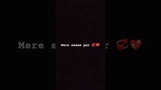 Tu so Jaye 😴🥀  WhatsApp Status  shorts music love song lyricalcover songlyrics [upl. by Ahsatan]