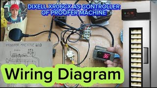 WIRING DIAGRAM NG PROOFER MACHINE GAMIT ANG DIXELL AS CONTROLLER [upl. by Adnelg]