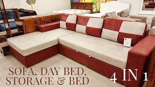 SOFA CUM BED STORAGE BEDS AND DAY BES COMBINATION  HEAVY DISCOUNT  M STUDIO GURUGRAM [upl. by Miller321]