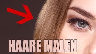 Photoshop Challenge 05 Haare malen statt freistellen [upl. by Noicpesnoc]