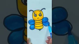 Honey Bee Drawing shorts Viral shortsfeed [upl. by Letnoj]