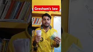 Greshams law  economics greshamlaw upsc ssc publiceconomics [upl. by Romie581]