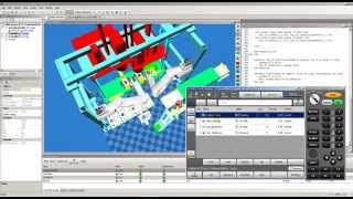 DENSO EMU multirobot offline software Dual VSA Demo [upl. by Glantz]