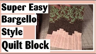 Easy Bargello Style Quilt Block Tutorial [upl. by Winebaum]