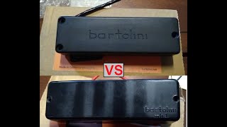 Bartolini MK1 vs MK5 in Cort Curbow 5 [upl. by Nylahs]