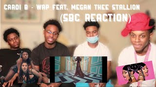 Cardi B  WAP feat Megan Thee Stallion SBC REACTION [upl. by Drooff]