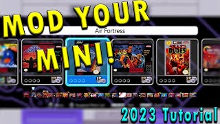 Add games to your Mini NES SNES and Genesis MegaDrive with Hakchi CE  2023 Tutorial [upl. by Eojyllib741]