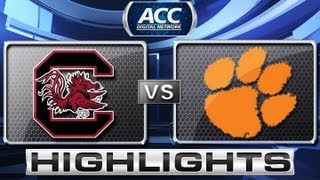 South Carolina vs Clemson Football Highlights [upl. by Elconin]