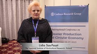 Lidia Sas Paszt The National Institute of Horticultural Research Poland [upl. by Clarke]