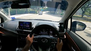 2023 Perodua Alza AV Advance with Gear Up Accessories POV Drive Malaysia  Day Drive [upl. by Gabriela]